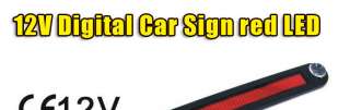 12V CAR RED SCROLLING LED LIGHT MESSAGE DISPLAY SIGN  