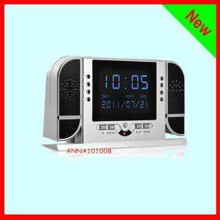 HD Spy Camera Alarm Clock (Motion and Voice Detection, Night vision 