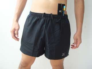 Mizuno Mens Basic Square Leg Running shorts Black M 31 33  