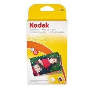  Kodak G50 Photo Paper Kit with Inkjet Cartridge, 4 x 6, 50 