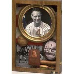    Lou Gehrig New York Yankees Large Shadowbox