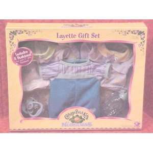   Patch Kids Newborns Layette Gift Set Includes 3 Fashions Toys & Games