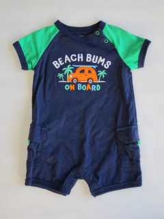 NEW BABY BOYS BEACH BUMS SUMMER CLOTHES 6 MONTHS 6M  