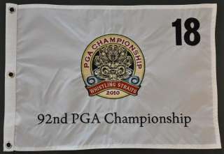 Fully embroidered official flag commemorating the 2010 PGA 