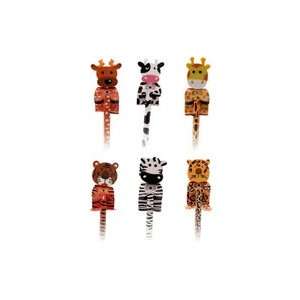  Animal Pencil with Animal Eraser Head. 12 Pack. Assorted 