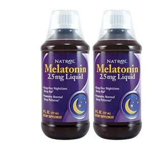  Natrol Melatonin Liquid, 8 Ounce, Pack of 2 Health 