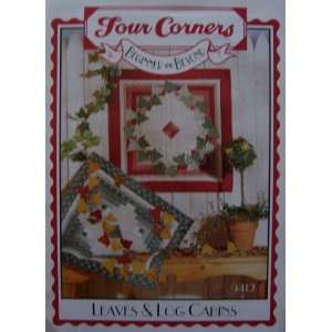 Four Corners Leaves & Log Cabins [ Single pattern only ] Materials 