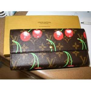 Louis Vuitton New Cherry Cerises Checkbook Wallet