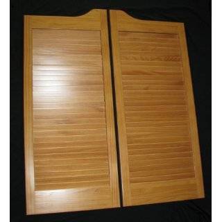Pre Stained (ready to install) Cafe Doors Louvered pre fit for 30 