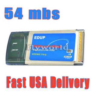 54Mbps Wireless PCMCIA WiFi 802.11G 2.4G LAN PC Card  