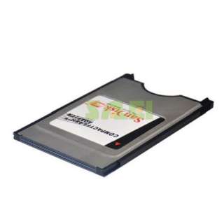   CompactFlash Card to Laptop PCMCIA Reader Adapter Converter  