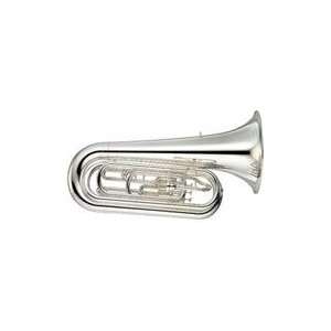  Yamaha YBB 105MSWC Marching Tuba in Silver Musical 
