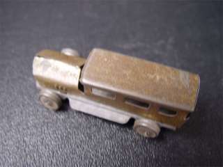 Vintage 1950s Tin Penny Small Toy Bus Made In Japan  