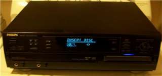Philips CDR 785 3 disc CD changer player/recorder  