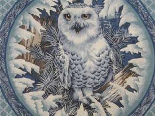New Wolf Owl Animal Bird Fabric Pillow Panel  