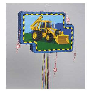 ULTIMATE CONSTRUCTION Birthday Party PULL PINATA   NEW  