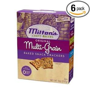 Miltons Crackers   Original Bites, 9 Ounce (Pack of 6)  