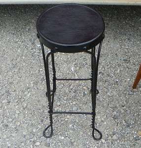 Wrought Iron Plant Stand Stool  