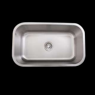 Stainless Steel Single Bowl Undermount Kitchen Sink 30  