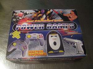 POWER GAMES SUPER ENTERTAINMENT SYSTEM 111 IN 1 WIRELESS PLUG N PLAY 