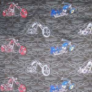   Fabric American Chopper & Bikes in Black Fabric 