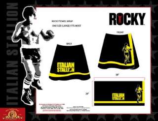 NEW Official Italian Stallion ROCKY Beach Towel Wrap OS  
