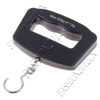 50Kg/10g LCD Digital Hanging Luggage Weight Hook Scale  