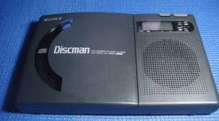 SONY DISCMAN PORTABLE CD PLAYER D 1000 WAKE UP TIMER  