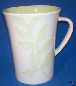 Starbucks Coffee TAZO Tea Cup Mug 2005 10 oz Leaves  