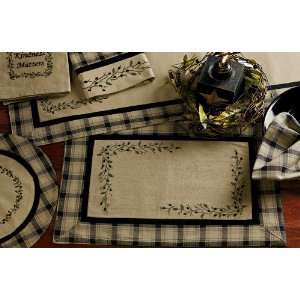    Country Cottage Placemat and Napkin Set of (4)