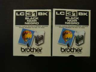 Brother LC31BK Print cartridge Black NIB FACT SEALED  