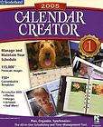 Calendar Creator 2005 PC CD create customized personalize planner 