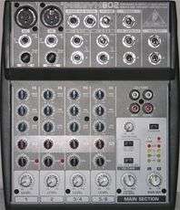   XENYX802 6 Channel Professional DJ Stereo Mixer / Audio EQ  