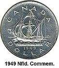 1947 CANADA BLUNT 7 SILVER DOLLAR AU CONDITION items in COLLECTIBLES 