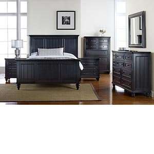   Set Bed, 2 Nightstands, Dresser, Mirror & Chest