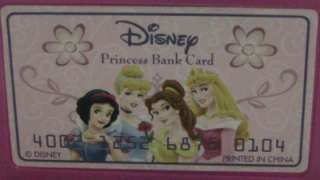   Princess Pretend Bank/Credit Card For Talking Cash Register  