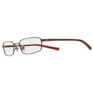 Nike 4180 Eyeglasses (205) Dark Shiny Brown, 50mm  Sports 