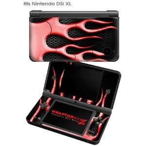  Nintendo DSi XL Skin   Metal Flames Red by WraptorSkinz 