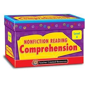   CREATED RESOURCES NONFICTION COMPREHENSION CARDS LVL4 