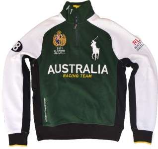 Polo Ralph Lauren Big Pony Australia Racing Team Winter Fleece Jacket 