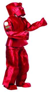 Rockem Sockem Robots Red Costume Adult One Size Fits Most *New*  