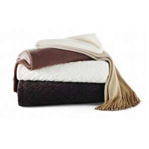  Hudson Park Luxury Ombre Acrylic Throw Umber