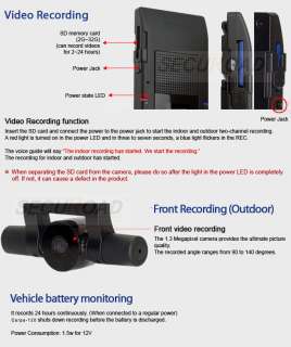 Dual Camera Car Cam w/ GPS Blackbox Black Box CARPA  