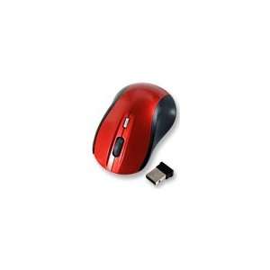  2.4Ghz USB Cordless Mouse / Wireless Optical (Red Black 