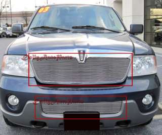 03 04 Lincoln Navigator Billet Grille Combo Replacement  