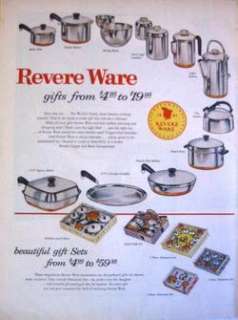 1956 Revere Ware Pots Pans Gift Sets PLUS Three Miniature Sets Print 