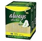 Always Ultra Thin Regular Pads with Wings 48 + 48 = 96 ct