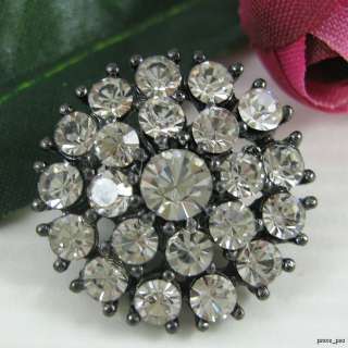 Sparkling Crystal Rhinestone Round Buttons #S368  