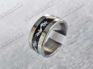   Solid stainless steel Jewelry mens/boys rings High Quality  