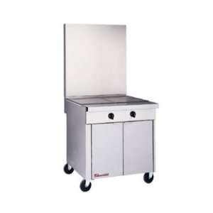   in Sectional Range w/ Stainless Radiant Charbroiler & Griddle Top, NG